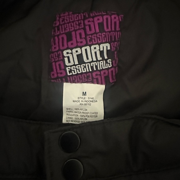 Men's Black Cargo Snow Pants - Picture 6 of 11